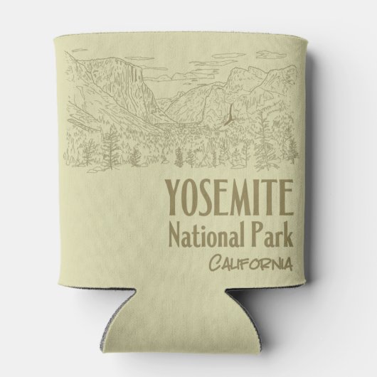 Yosemite National Park California Tunnel Uitzicht Blikjeskoeler (Achterkant)