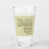 Yosemite National Park California Tunnel Uitzicht Glas (Achterkant)