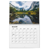 Yosemite National Park - California USA Calendrier (Mar 2026)
