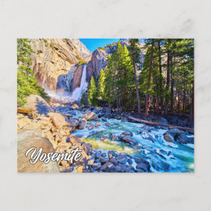 Yosemite National Park, California, Verenigde Stat Briefkaart