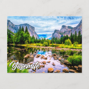 Yosemite National Park, California, Verenigde Stat Briefkaart