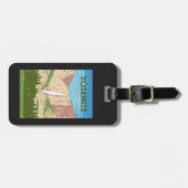 Yosemite National Park California Waterfall Bagagelabel (Voorkant horizontaal)