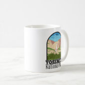 Yosemite National Park California Waterfall Koffiemok (Voorkant rechts)