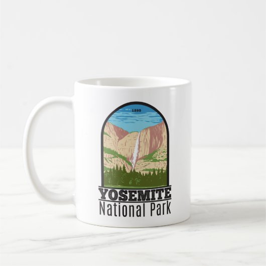 Yosemite National Park California Waterfall Koffiemok (Links)