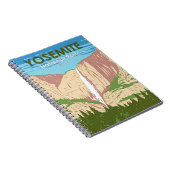 Yosemite National Park California Waterfall Notitieboek (Rechterzijde)