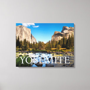 Yosemite National Park, Californië Canvas Afdruk