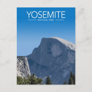 Yosemite National Park, Californië, gestileerde re Briefkaart