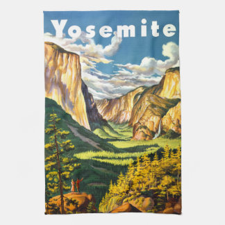 Yosemite National Park Californië Reis Kunst Theedoek