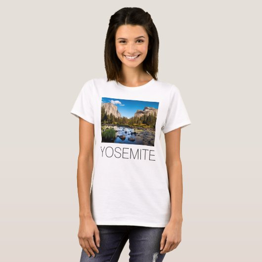 Yosemite National Park, Californië T-shirt (Voorkant volledig)