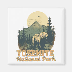 Yosemite National Park Camping Reizen Magneet
