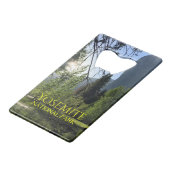 Yosemite National Park Carte de crédit Bottle Open (Dos Angle)