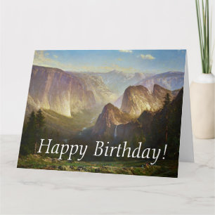 Yosemite National Park Domes Big Birthday Kaart