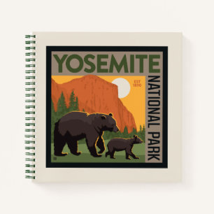 Yosemite National Park Familie Beer Notitieboek