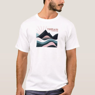 Yosemite National Park Gekleurde heuvels T-shirt