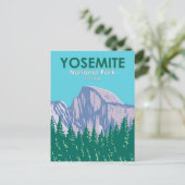 Yosemite National Park Half Dome California Briefkaart (Staand voorkant)