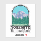 Yosemite National Park Half Dome California Sticker (Vel)