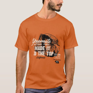 Yosemite National Park Half Dome Californië Amerik T-shirt