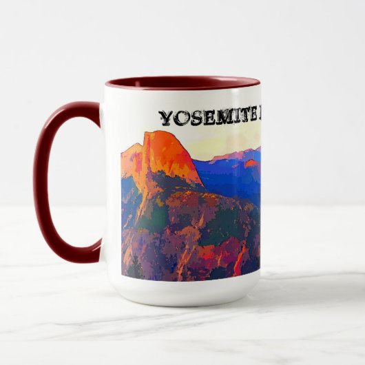 Yosemite National Park- Half Dome & Fall Mug $24. Mok (Links)