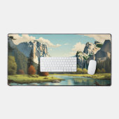 Yosemite National Park Half Dome  kunst Bureaumat (Keyboard & Muis)