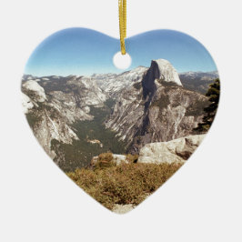 Yosemite National Park, Half Dome Mountain, Vereni Keramisch Ornament