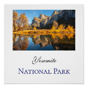 Yosemite National Park in de herfst Perfect Poster