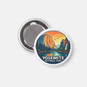 Yosemite National Park  Magneet (Voorkant / Achterkant)