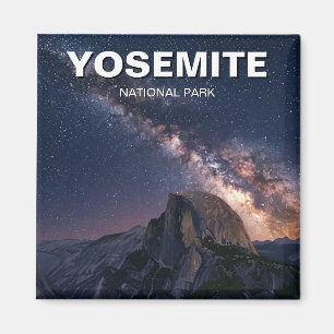 Yosemite National Park Melkweg nacht Magneet