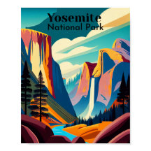 Yosemite National Park Minimalistische kunst
