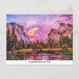 Yosemite National Park Post Card Briefkaart