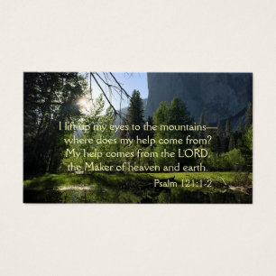 Yosemite National Park Psalm Wallet Kaart