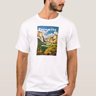 Yosemite National Park Reis Kunst T-shirt