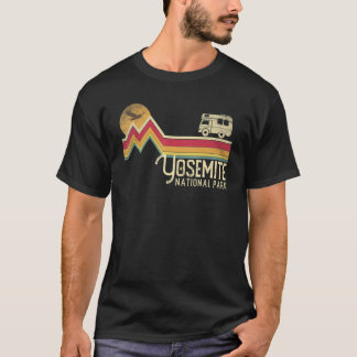 Yosemite National Park Retro Style Califor T-shirt