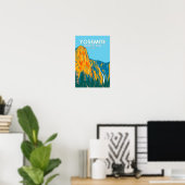 Yosemite National Park Sentinel Herfst California Poster (Thuiskantoor)