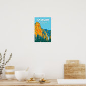 Yosemite National Park Sentinel Herfst California Poster (Keuken)