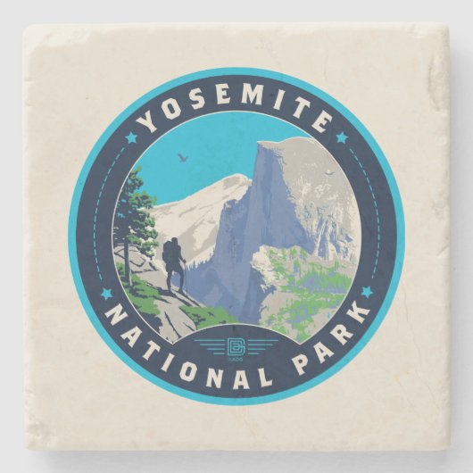 Yosemite National Park Stenen Onderzetter (Voorkant)