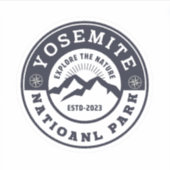 Yosemite National Park Sticker (Voorkant)