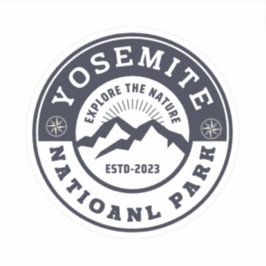 Yosemite National Park Sticker