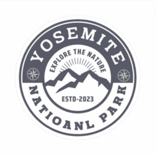Yosemite National Park Sticker