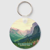 Yosemite National Park Valley Half Dome Sleutelhanger (Achterkant)