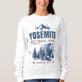 Yosemite National Park Vintage Bear Sweatshirt (Devant)