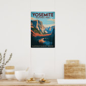 Yosemite National Park Vintage Poster (Keuken)