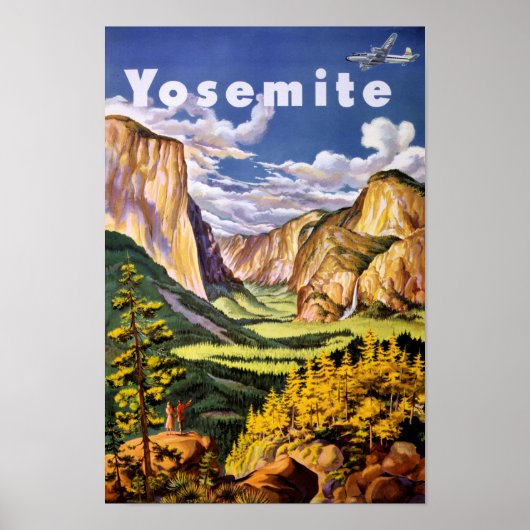 Yosemite National Park Vintage Poster (Voorkant)