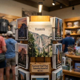 Yosemite National Park Waterval Prentbriefkaart Briefkaart