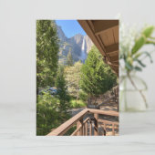 Yosemite National Park waterval - vanaf het dek Kaart (Staand voorkant)