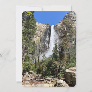 Yosemite National Park watervallen 2024 diecut Kaart