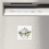 Yosemite National Park Wedding Magnet - Aangepast Magneet (Insitu (Vaatwasser))