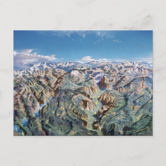 Yosemite Panorama Briefkaart