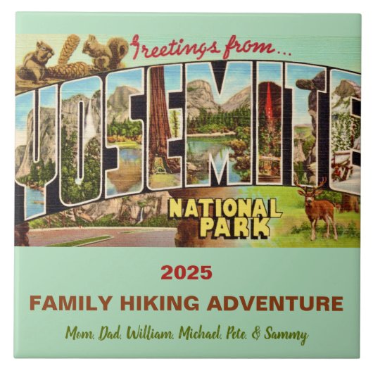 Yosemite Parc Carreaux de Mémoire (Devant)