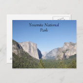 Yosemite Parc National El Capitan photo Carte post (Devant / Derrière)