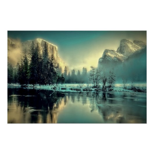 Yosemite Park Sunrise Perfect Poster (Voorkant)